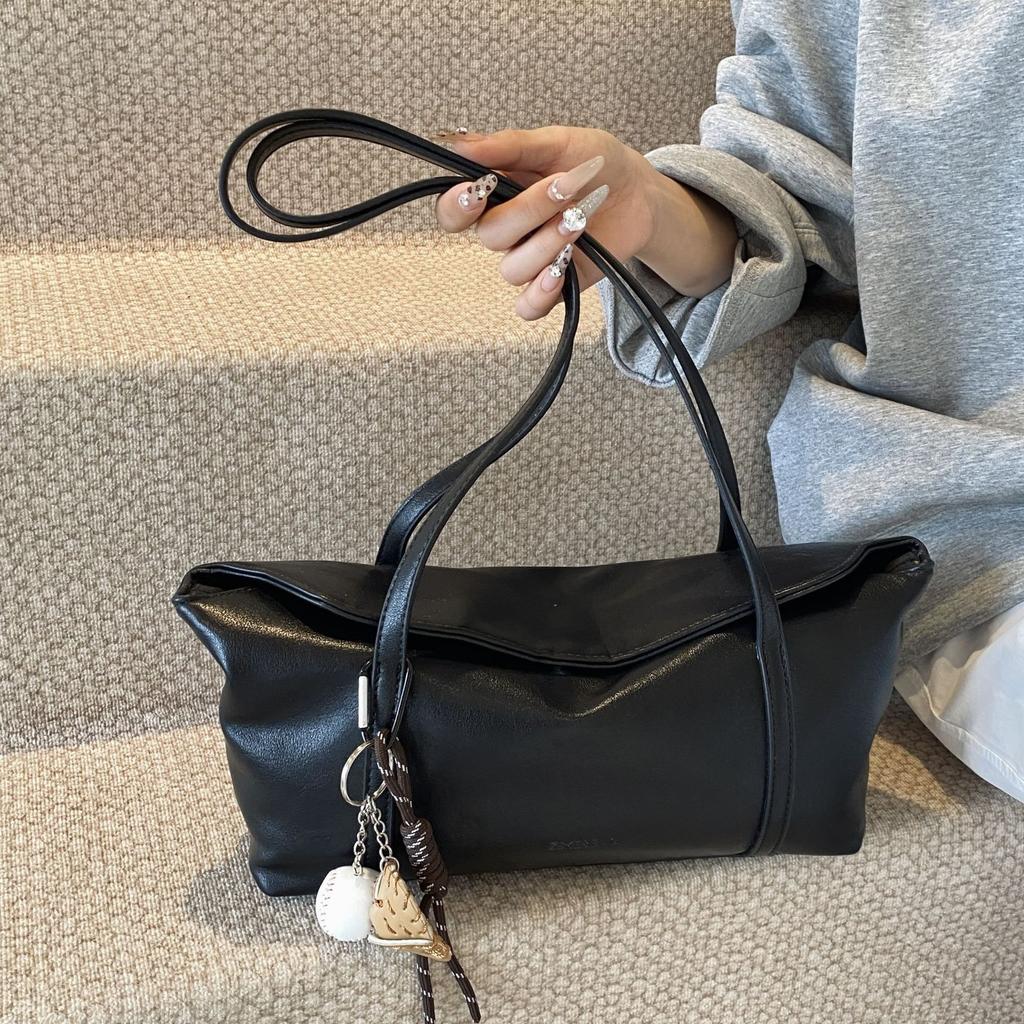 Bags Women'S Trendy Retro Portable Commuter Bags Simple Large-Capacity Shoulder Bags Underarm Bags