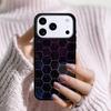 Carbon Fibre Futuristic Neon honeycomb Phone Case For Apple iPhone 17 Air 16E 15 14 Plus 13 12 11 Pro Max Mini Funda Cover