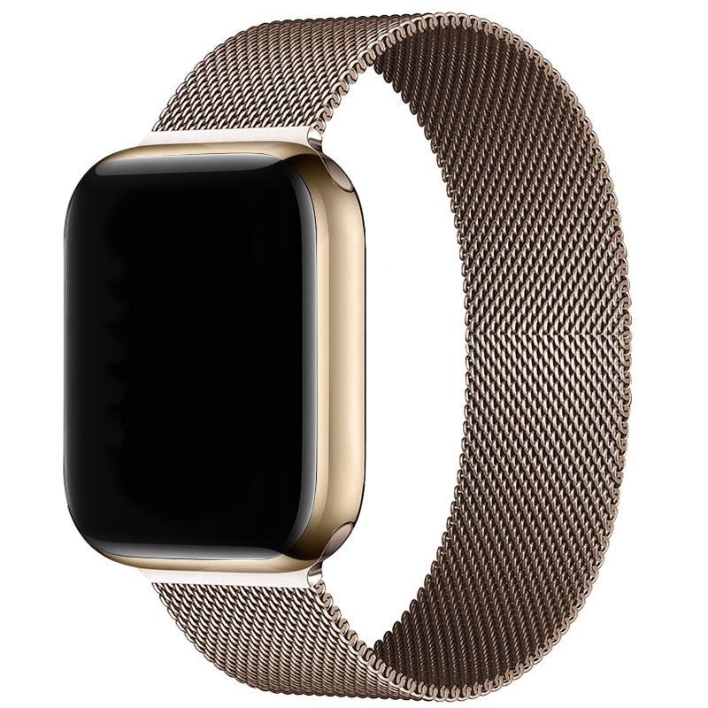 Compatibil cu Apple Watch S10 Brățară Magnetică din Oțel Milanese pentru iWatch 5-9 SE.
