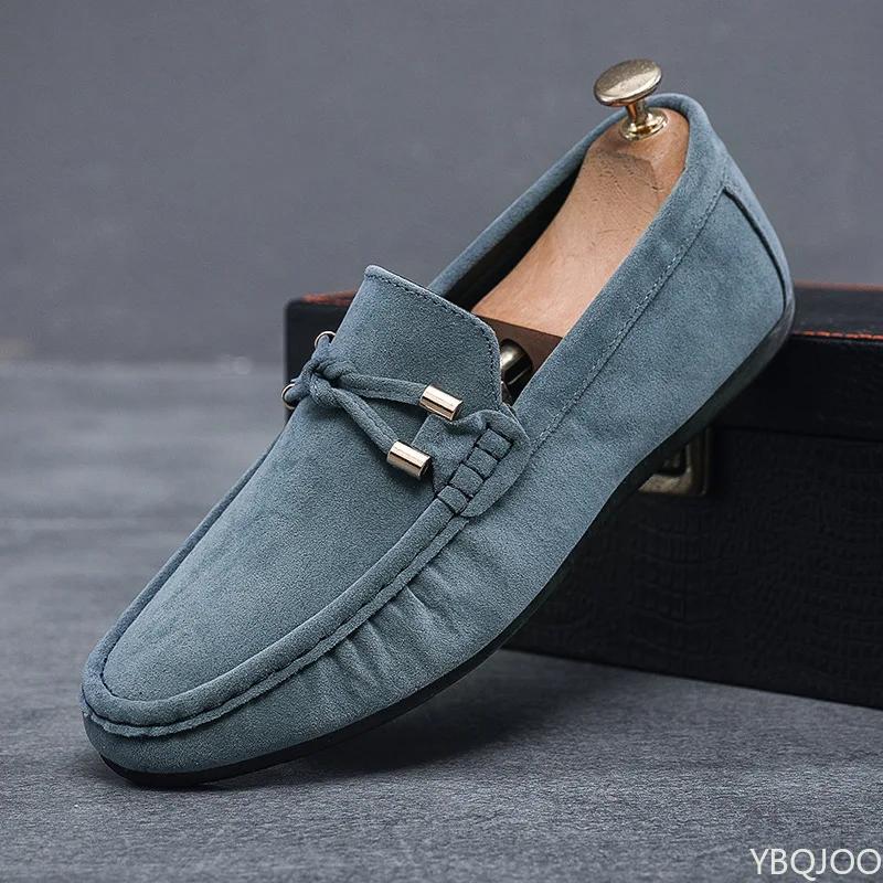 

New soft soled lazy Shoes Men s driving casual Flats Light comfortable Bean bean shoe Fashion non slip Male shoes Zapatos Mujer 39 сірий колір