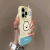 Jelly Magnetic Two-in-one Mobile Phone Case Simple Three-in-one Mobile Phone Case Solid Color Thickened Summer Painted Three-in-one
