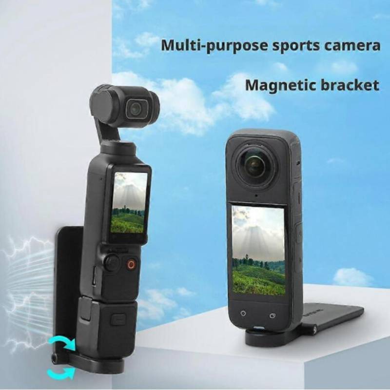 Insta360x5 Sunnylife For Magnetic Bracket Base Handle Desktop Bracket Daily Use