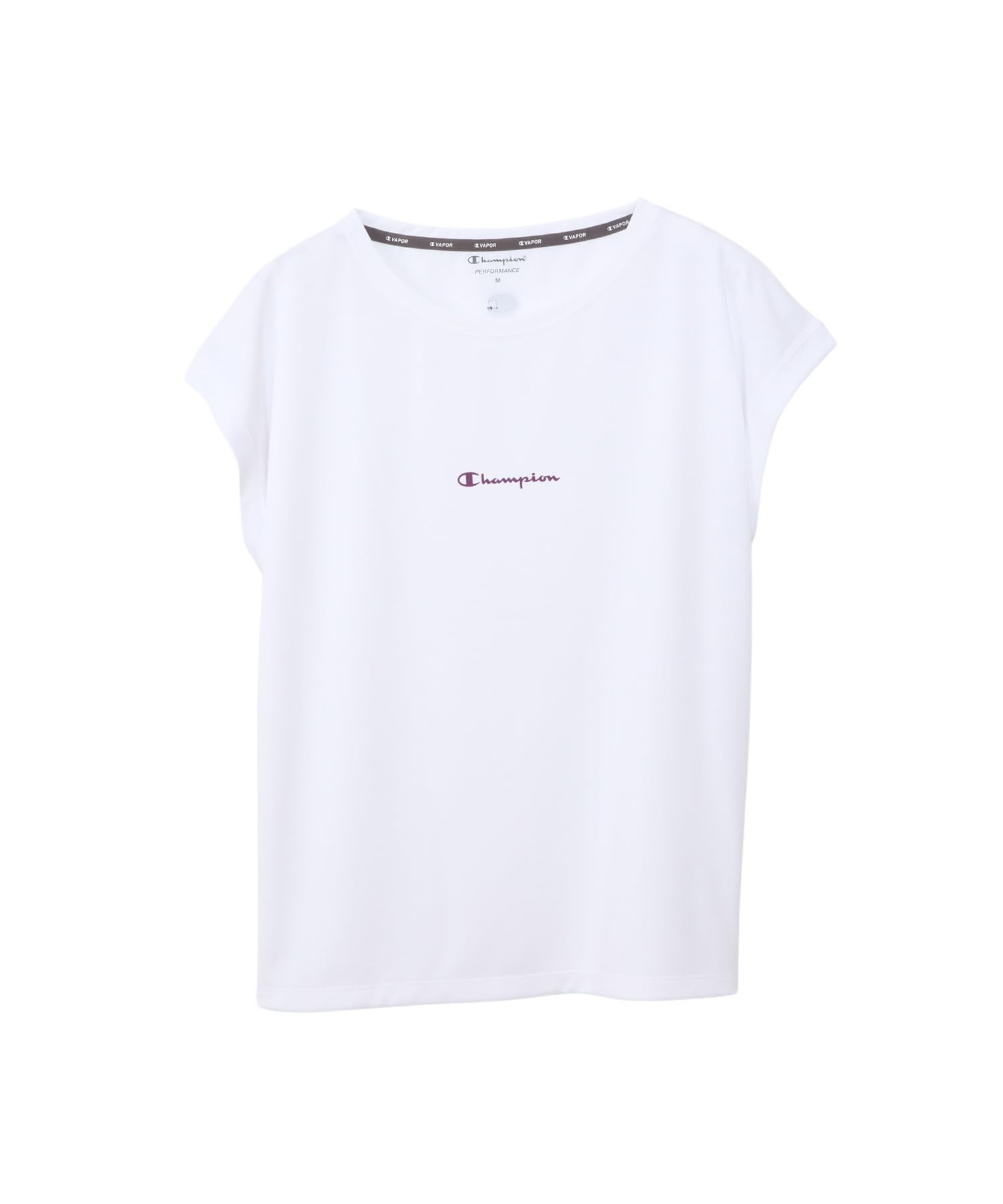 

Champion Sports Tank Round Odor UV Rubber Short Sleeve Women s Top, CW-BS304, White, Neck, Antibacterial, Resistant, Quick-Drying, Protection, Print, белый