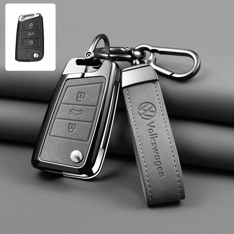 Car Key Fob Case Cover Protector Shell For Volkswagen VW Polo Golf 7 MK7 Tiguan Passat Jetta E-golf Auto Keychain Accessories zq4