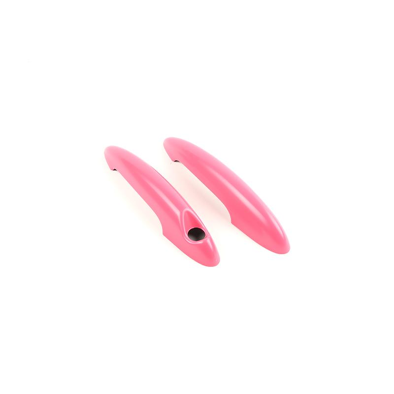 

Для MINI Cooper S JCW CLUBMAN COUNTRYMAN R50 R52 R53 R55 R56 R57 R58 R59 R60 R61 Накладка на внешнюю дверную ручку автомобиля R61-rear door розовый