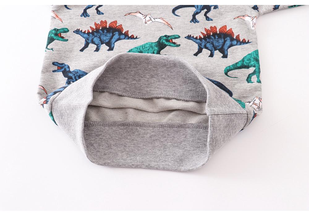 Boys' Cartoon Long Sleeve Knitted Cotton Sweatshirt - New Autumn European & American Style Children's Clothing.
