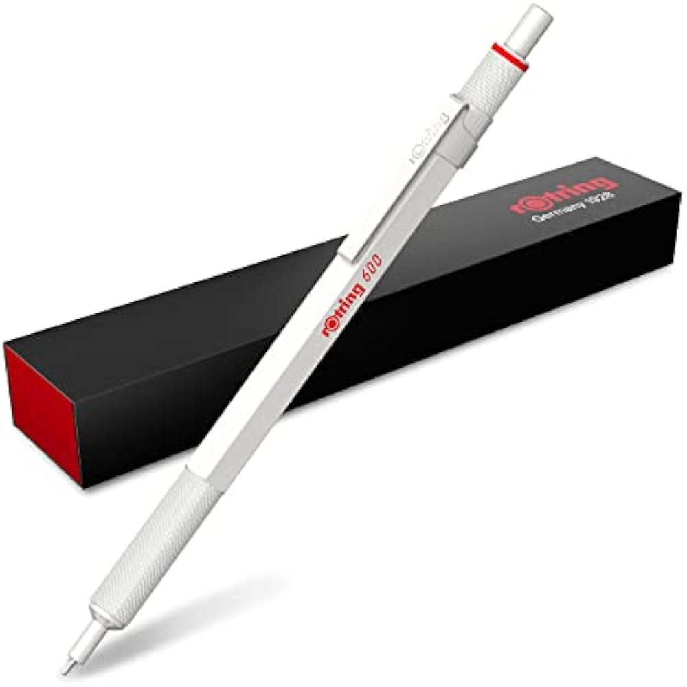 ROTRING ROTRING 600 Oil-based Ballpoint Pen M Medium Knock Type Luxury Brand Gift Pearl White 218...