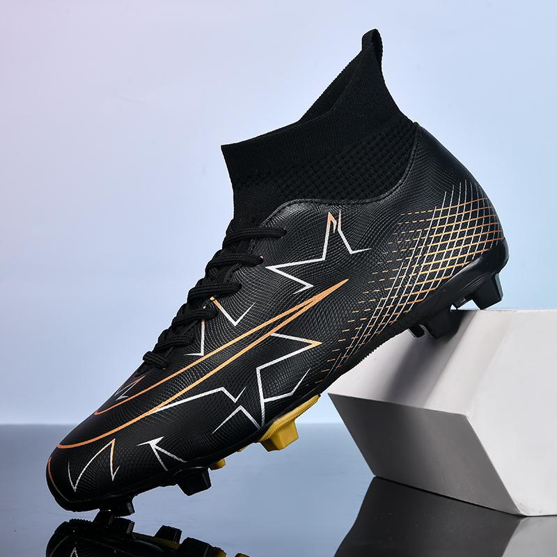 Men's Training Actual Combat Football Shoes Wear-resistant Anti-slip Rebound AG Long Nail Shock Absorption Shoes for Women