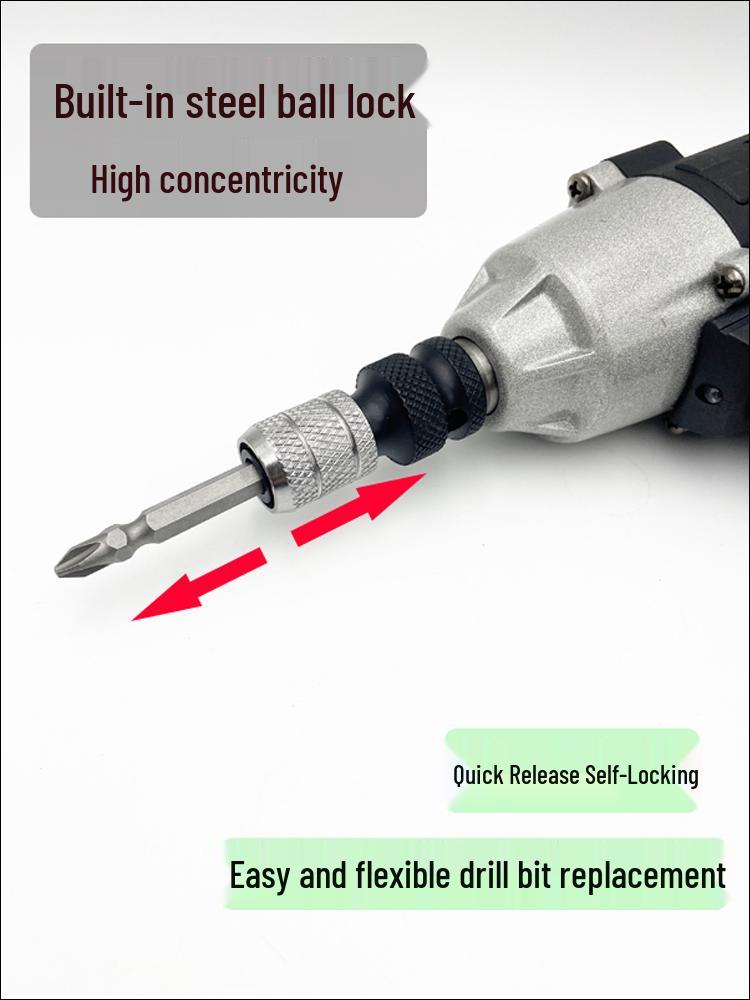 Variable Speed Electric Wrench Adapter for Handheld Drill: Telescopic Sleeve & Extension Rod