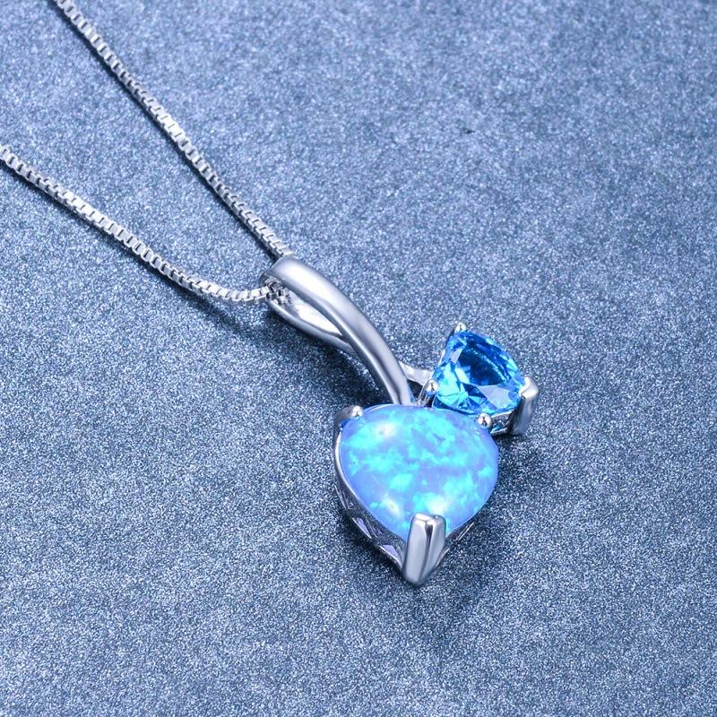 Platinum Double Love Necklace Valentine s Day Gift Simple Wind Neck Chain Collarbone Chain