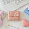 Gifts Quilted Coin Purse Diamond Shape Multifunctional ID Storage Bag Portable Storage Bags