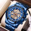 UTHAI CQ340 Fashionable Men Watch Waterproof Night Light Leisure Business Quartz Watch Cool Clock Gift Watches for Man