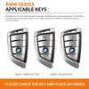 YABBF1 For BMW New 2025 Zinc Alloy Silica Gel Car Key Case Full Cover for BMW X1 X3 X4 X5 F15 X6 F16 G30 7 Series G11 F48 F39 520 525 F