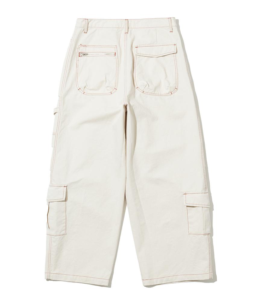 BIG UNION Line Carpenter Pants / Dirty White