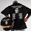 2025 Summer Interesting Little Fear World Tour Tshirt Damiano David Printed Tshirt Cotton Male Hiphop Loose Tshirt Comfort