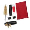 Saxophone Mouthpiece Kit Soprano Cleaning Set Brush Ligature Cork Grease for Maintenance