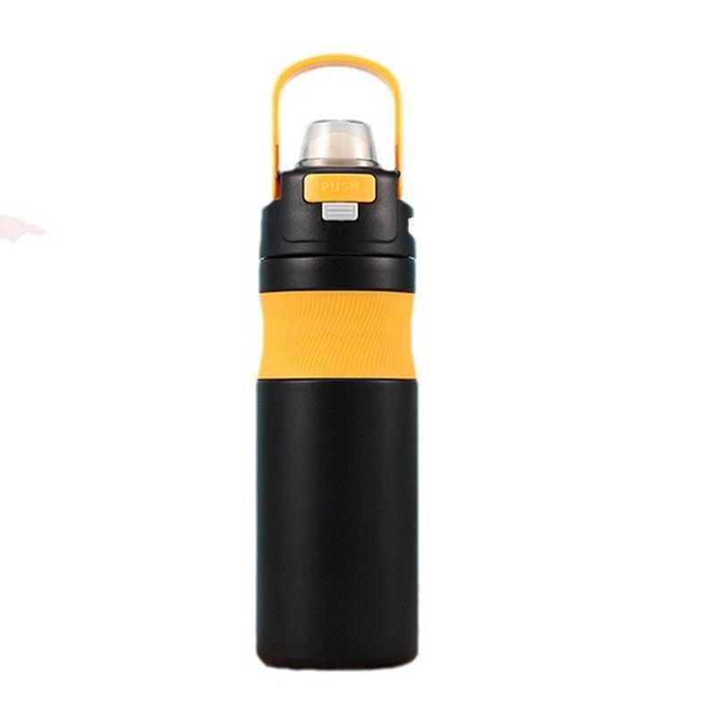 High-Capacity Portable Insulated Stainless Steel Travel Mug with Handle