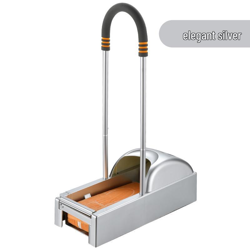 Automatischer Schuhüberzieher: Intelligente Einweg-Fuß-Step-in-Filmbox für den Innenbereich