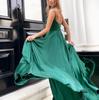 Solid Color Bridesmaid Dress, Long Off-Shoulder Slimming Maxi Gown for Weddings and Formal Events, Chic Matching Outfits for Bridal Party
