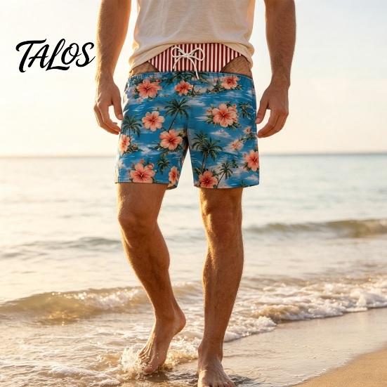 Pantaloni Scurți de Plajă Amuzanți cu Fund Chelios, Iluzie Optică de Picioare pentru Bărbați, Uscare Rapidă pe Plajă, Imprimeu Realist cu Păr Fals cu Buzunare pentru Petreceri la Piscină, Sport, Glumă