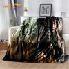 L-Lord of the Rings H-Hobbit Soft Plush Blanket,Flannel Blanket Throw Blanket for Living Room Bedroom Bed Sofa Picnic Cover Kids