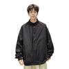 Li Ning X Jackie Chan Collaboration Kung Fu Series Logo Loose Long Sleeve Jacket Men Jacket Black AJDR423-1