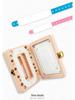 Cross-border Wooden Lanugo Baby Teeth Storage Box - English & Japanese Design