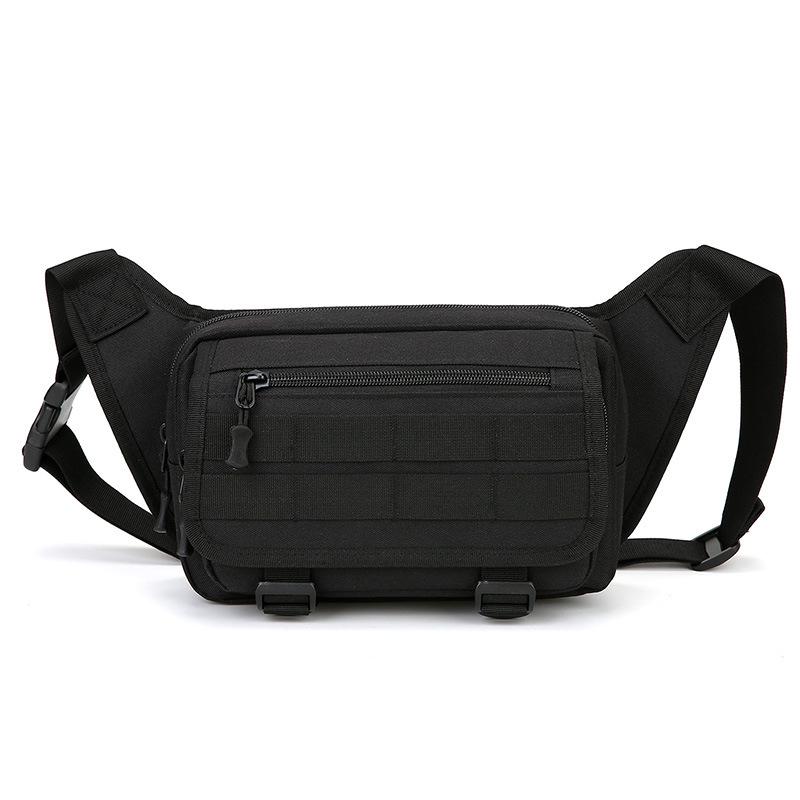 Men's Tactical Crossbody Bag - Multi-Compartment Cycling & Hiking Waist/Chest Bag