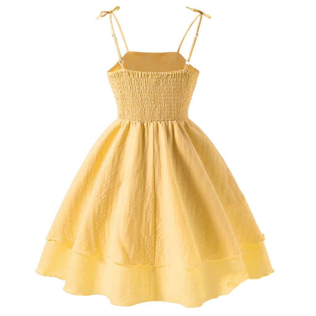 Children's Wear In Summer Cuhk Child Bow Sling Princess Fashion Dress