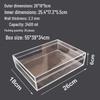 Clear Acrylic Rectangular Gift Box for Tea and Party Souvenirs