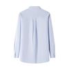 Navigare Women's Pure Cotton Striped Long Sleeve Shirt