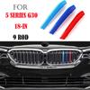 3Pcs Front Grille Trim Strips For BMW Series 1 2 3 4 5 6 7 8 X1 X2 X3 X4 X5 X6 X7 Z4 E46 E90 F30 E60 E81 F20 F45 F36 F10 F48 F25 FZ7
