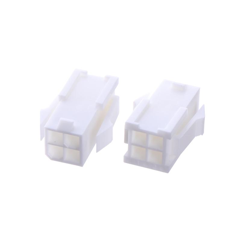 Molex 3901 2046 Housing Mini Fit Jr 4Pin 4.20Mm Pitch Wire To Board Shell For Industrial Electronic Wiring