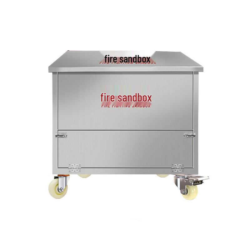 JieTong Mobile Stainless Steel Emergency Sand Box