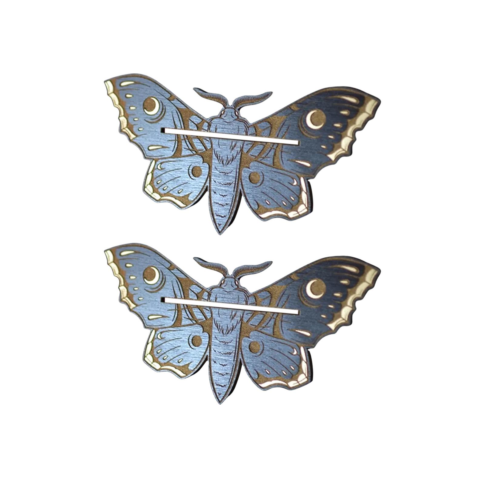 

Деревянная подставка для дисплея с узором мистической моли, декоративный предмет для хранения One Size