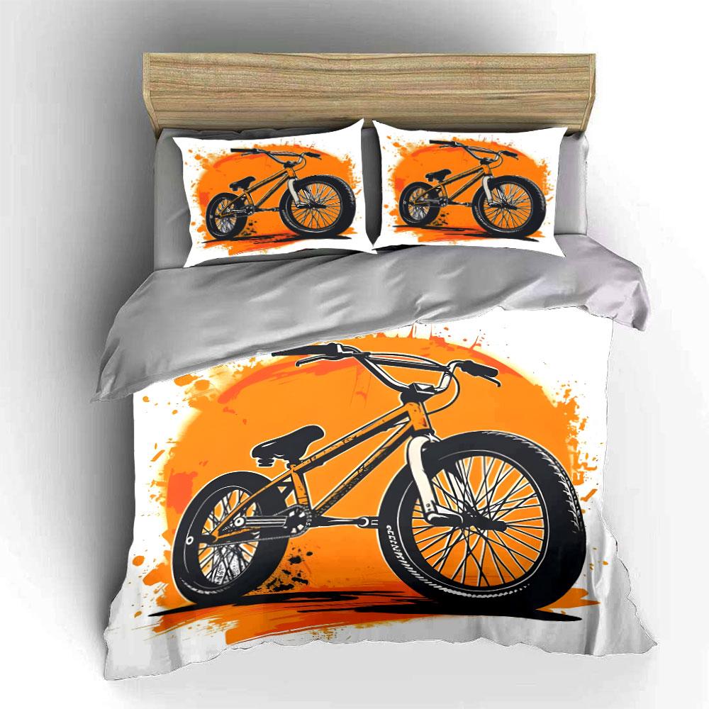 Set Bmx Urbano: Essenziali per il Ciclismo Freestyle Squisito Set Biancheria da Letto Tre Pezzi Regalo Per Bambini e Adulti