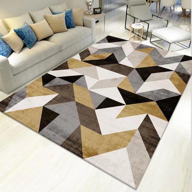 Protiskluzová rohožka před vchodem Omyvatelná Severský styl Obývací pokoj Geometrický KOBEREC DO OBÝVACÍHO POKOJE Ložnice Dekorace Kobereček do salonu Skládací