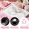 10pcs Facial Bowls Esthetician Small Glass Facial Clear Prep Measuring Bowl DIY Face Mask Mud Mask & Skincare Products