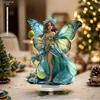 Bohemian Style Butterfly Fairy Statue Decoration - Forest Themed Decoration, Perfect for Bedroom and Living Room Decora, Home Tabletop Decorations,