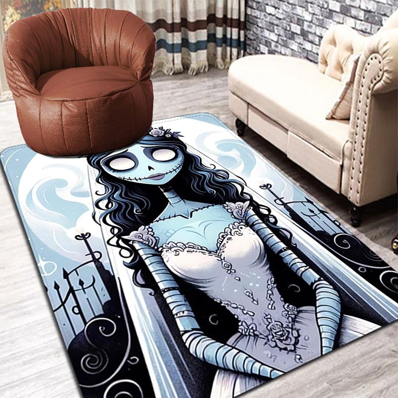 Corpse Bride Rug Floor Mat for Living Room or Bedroom Soft and Comfortable Carpet a Gift for Birthday and Holiday.NFF0928197