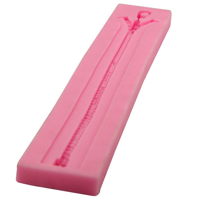 Zip Zip Silikonová Forma na Zdobení Dortů Fondánu Topper Čokoládová Pečicí Forma