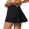 Tennis Short Skirt Breathable Sport Solid Color Skirt Women Sports Golf Skirt High Waist Skirts Quick Drying Double-deck Skirt With Pockets