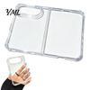 Shock Absorbing Phone Case Clear for iPhone-Duo, Shockproof Folding Cellphone Mobile Protector Protective Cover, Perfect Fit Shell Scratch Resistant