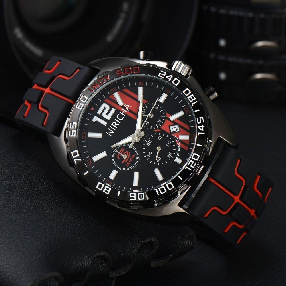Stainless Steel Casual Watches Quartz Movement Chronograph New Fashion Style Clock