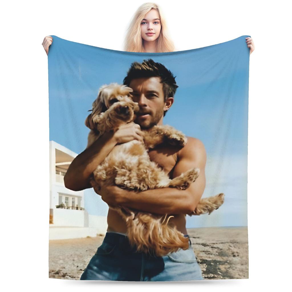 Jonathan Bailey Blanket  Warm Funny Plush Bedding Throws For Child Outdoor Flannel Bedspread Bed Cover