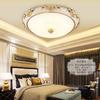 European Modern Glass LED Ceiling Light 15W/24W 110V/220V Gold/Silver Ceiling Lamp For Aisle Porch Apartment Study Home Decor