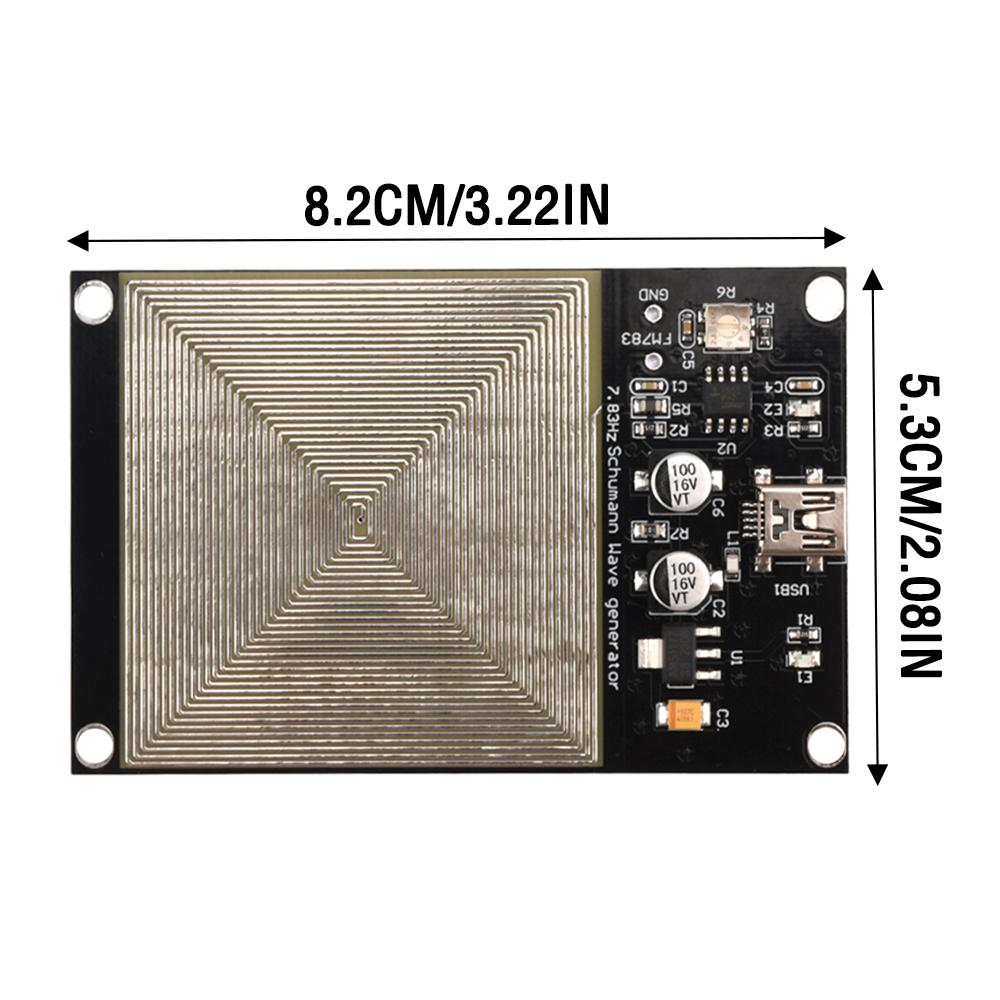 7.83Hz Schumann Wave Generator Ultra-Low Frequency Pulse Generator Mini USB Port Includes USB Cable