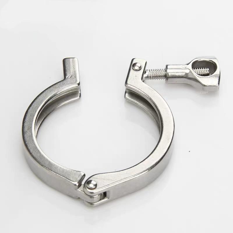 1Pcs 1" - 10" 304 Sanitary Stainless Steel Fitting Ferrule O/D 25mm-268mm Tri Clamp Clamps Clover For Homebrew Diary Product