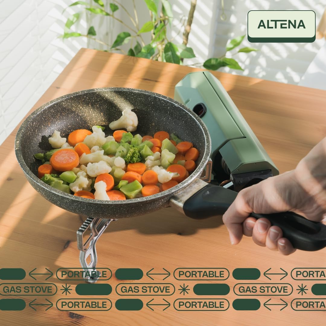 

Portable Gas Stove by Altena - Reliable Outdoor & Indoor Cooking Burner United States