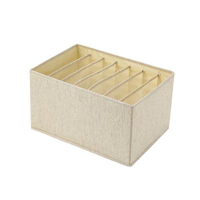 Cotton Clothes Drawer Organizer Jeans Organizer Clothes Storage Box